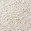 Unregelmäßige 2-6mm perlweiße Glasperlen mit Regenbogeneffekt für DIY-Basteleien - Lochfrei (2-6mm, 30g/Packung) / Beige