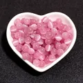 Perles rondes en pierre œil de chat rose pour bijoux DIY dans un plat en cœur - Rose (Trou env. 1.5mm) / 10mm