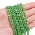 Pale green cat eye stone round beads with chatoyancy effect held in hand for jewelry making - 4mm Green (1 Strand/Pack, approx. 95 Beads)