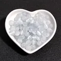 Perles rondes en œil de chat blanches semi-transparentes pour la création de bijoux DIY - Blanc (Trou env. 1.5mm) / 10mm