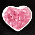 Perles rondes œil de chat roses pour bijoux DIY avec effet chatoyant délicat - Rose (Trou env. 2mm) / 12mm (20 Pcs/Pack)