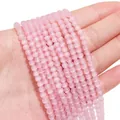 Strand of pink cat eye round beads in 6mm size for DIY handmade jewelry and bracelets - 4mm Pink (1 Strand/Pack, approx. 95 Beads)