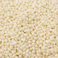 Perline di vetro bianco perla da 2-6 mm per custodie cellulari e accessori fai da te - Senza foro (2-6mm, 30g/confezione) / Giallo