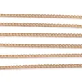 Gouden schakelketting van hoge kwaliteit voor sieraden met glanzende afwerking - 1.3mm 1m/Pak / KC Goud