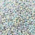 Mix di ciottoli di vetro color macaron 2-6mm per artigianato fai-da-te e decoro - Senza foro (2-6mm, 30g/confezione) / Mix Viola Grigio Ciano