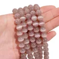 8-10mm light purple cat eye round beads for handmade DIY jewelry bracelets making - 10mm Gray (1 Strand/Pack, approx. 40 Beads)