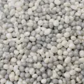 Perline di ciottoli in vetro irregolari bianco e grigio perlato 2-6mm per decorazioni - Senza foro (2-6mm, 30g/confezione) / Mix Grigio Beige