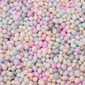 Ciottoli di vetro pastello iridato in colori macaron per gioielli e decorazioni fai-da-te - Senza foro (2-6mm, 30g/confezione) / Mix Colori Macaron