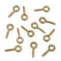 Golden stainless steel screw eyes for DIY jewelry making and earring pendants craft - 5x12mm (5 Pieces/Pack) / Gold