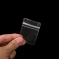 Transparenter PVC-Beutel mit Aufhängeloch und Zip-Verschluss für die Aufbewahrung von Schmuck - 4x6cm (20 Stk./Packung) / Transparent