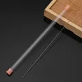 Long stainless steel beading needle tool in 17cm tube container for jewelry making - 0.7mm (5 Pcs/Bottle)