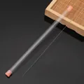 Extra fine stainless steel beading needle with clear storage tube for DIY jewelry making - 0.4mm (1 Pc/Bottle)