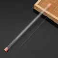 Long stainless steel beading needle for DIY jewelry with protective storage tube - 0.3mm (1 Pc/Bottle)