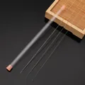 17cm stainless steel beading needles set in a transparent storage tube for jewelry making - 0.3/0.5/0.7mm Mix Set (3 Pcs/Bottle)