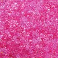 Vibrant rose pink glass seed beads for DIY handmade bracelets and jewelry making - 44# 6 Colors Mixed Seed Beads / 3mm (30g/Pack Approx 1000 Pieces) / Rose Red Series