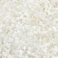 Bulk white and iridescent AB glass seed beads for DIY jewelry and necklaces - 46# 6 Colors Mixed Seed Beads / 3mm (30g/Pack Approx 1000 Pieces) / White