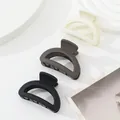 3-pack mini matte claw clips in black, brown and cream white for kids and women - Black Coffee Milky White Mix (218G)