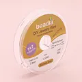 Nylon coated 0.3mm light gold stainless steel beading wire for DIY jewelry making - 0.38mm Thickness 50m/Roll / Light gold