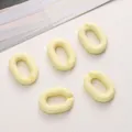 DIY υλικά κοσμημάτων ματ ανοιχτό κίτρινο ακρυλικοί οβάλ κρίκοι για αλυσίδα τσάντας - Οβάλ ανοιχτός κρίκος (36#)