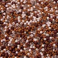 Mixed earth tone glass seed beads in white brown and coffee for DIY jewelry making - 32# Dark Coffee Rhyme / 20g/Pack (Mixed Seed and Bugle Beads) / Coffee Series