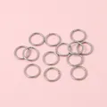 Anneaux de jonction en acier inoxydable argenté pour bijoux DIY, bracelets et colliers - 1.0x9mm (200 Pièces/Paquet) / Argent