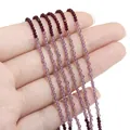 Perle di cristallo sfumate viola sfaccettate da 2-3mm per gioielli fai-da-te e bracciali - 2mm (37cm/Filo, circa 195 perle) / Viola