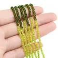 Perline di cristallo sfaccettate da 2mm in verde oliva e giallo lime per gioielli fai-da-te - 3mm (37cm/Filo, circa 125 perle) / Verde oliva