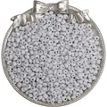4mm light gray teardrop mineral glass seed beads for DIY jewelry and necklaces - 4mm (Hole approx. 0.5mm, 10g/Pack, approx. 110pcs) / Gray