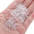 Sparkling transparent AB color crystal glass square beads for DIY jewelry making - 1x3mm (1g/Pack, Approx. 50 Pcs) / Flat Square Style (BBA118) / Clear