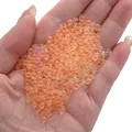 Mano con cuentas de vidrio esmerilado naranja 2-3,5mm para joyería DIY y relleno - Diámetro 2-3,5mm (30g/Paquete) / Naranja
