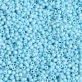 Sky blue 3mm glass seed beads for DIY handmade jewelry and beaded necklace crafting - Sky Blue