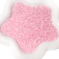 Pink aurora cat eye glass beads 4mm with iridescent finish for DIY handmade jewelry - 4mm (10g/Pack) / Pink