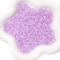 4mm aurora lavender purple cat eye glass beads for DIY jewelry making in star tray - 4mm (10g/Pack) / Light Purple