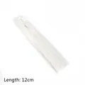 White 12cm handmade decorative silk tassel with hanging loop for DIY jewelry - 12cm / White