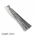Nappina decorativa argento 12cm con trama setosa per artigianato fai da te - 12cm / Grigio chiaro