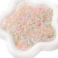 4mm aurora cat-eye glass seed beads in pastel rainbow colors for DIY jewelry - 4mm (10g/Pack) / Fresh Mixed