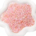 4mm aurora cat-eye glass seed beads in pastel pink and orange for DIY jewelry making - 4mm (10g/Pack) / Peach Blossom Mixed