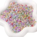 Mix of 4mm aurora cat eye glass beads in macaron colors for DIY jewelry making - 4mm (10g/Pack) / Mixed Random