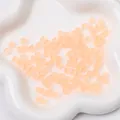 Orange pink frosted square glass beads 5x5mm for DIY jewelry making and necklaces - 5x5mm, Hole Approx. 1mm, 11g/Pack, Approx. 50 Pcs / Orange