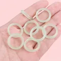 Light green acrylic acetate rings held in hand to show small size and jade-like texture - 23mm Inner Diameter Approximately 16mm Light Green 500 Pieces/pack
