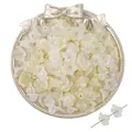 Perline a campana in acrilico crema traslucido per creazione di gioielli fai-da-te - 12×7mm (100 Pezzi/Confezione) / Sfumatura Giallo Narciso