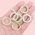 Green and white marble acrylic resin rings with translucent finish for DIY jewelry - 23mm Inner Diameter Approximately 16mm Green 500 Pieces/pack