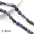 Natural lapis lazuli irregular loose beads 5-8mm for DIY jewelry making - Lapis Lazuli