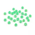 10er-Pack handgefertigte minzgrüne Nylon-Ananas-Knotenperlen für DIY-Schmuckarmbänder - AD ca. 6mm, ID ca. 3-4mm, 10 Stück/Packung / Hellgrün