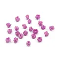 Handgefertigte lila geflochtene Nylon-Ananasknoten für DIY-Schmuck und Cheongsam-Dekor - AD ca. 6mm, ID ca. 3-4mm, 10 Stück/Packung / Helllila