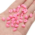 Miniature pink acrylic triangular nose for DIY handmade plush toys and dolls - Pink / 7x9mm 100 Pieces/Pack