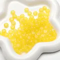 Translucent yellow glass abacus spacer beads for DIY jewelry and bracelet making - Crystal Yellow