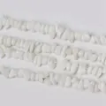 Natural white crystal irregular chip beads for DIY jewelry and handmade bracelets - Natural White Stone (BTB784)