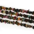 DIY colorful natural gemstone chips including quartz and tourmaline for jewelry making - Natural Tourmaline (BTB784)