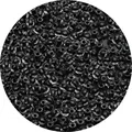 DIY glass seed beads with 2-4mm black core and transparent finish for handmade jewelry - Black